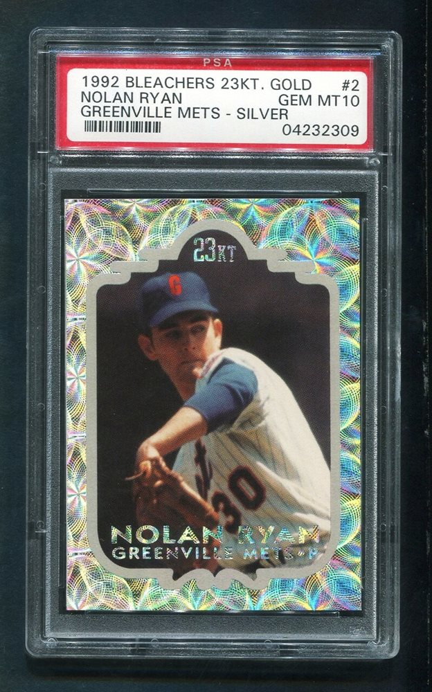 1992 Bleachers 23Kt Nolan Ryan 2 Nolan Ryan Greenville