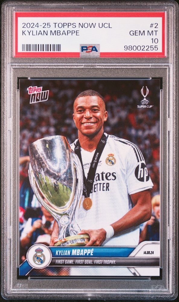 キリアン エムバペ Topps UCL Image Variation SP 2024-25 Topps Chrome #1 KYLIAN MBAPPE Hero Variation Case
