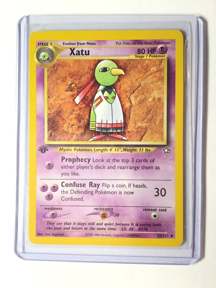 Xatu 1st Edition Neo Genesis Set 52 111 Uncommon
