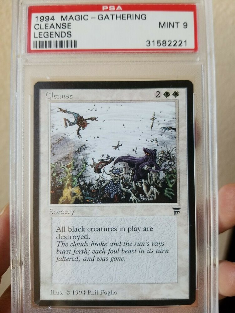MTG　Acid Rain　PSA9　legends eBay Auction Item 174319107935 Tcg Cards 1994 Magic The