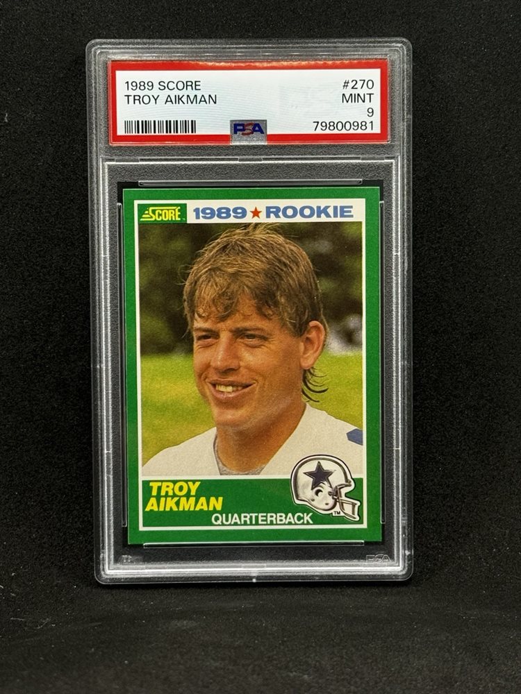 お値下げ可PSA鑑定1989年TROY AIKMAN ルーキーカード