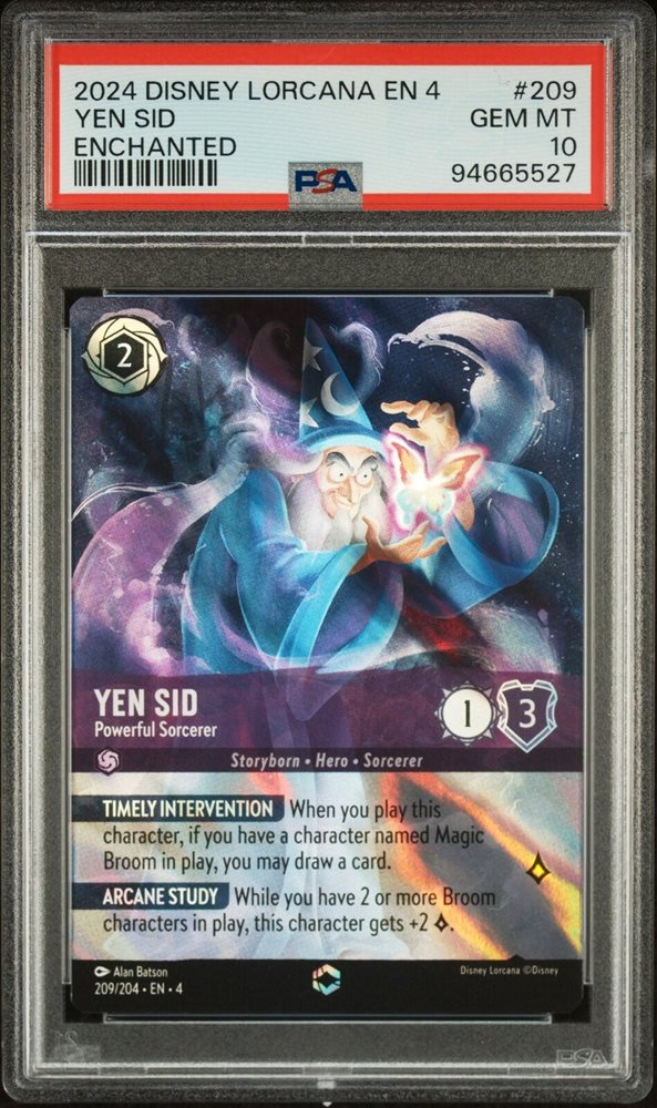 PSA10 DISNEY LORCANA イェン・シッド #2093216 Auction Prices