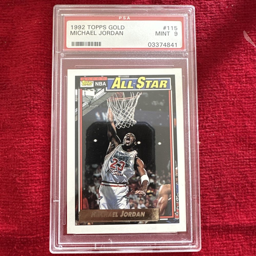 1992 Topps GOLD ALL STAR PSA 9 マイケルジョーダン 1992 Topps Gold All Star Psa 9 Michael Jordan | eBay