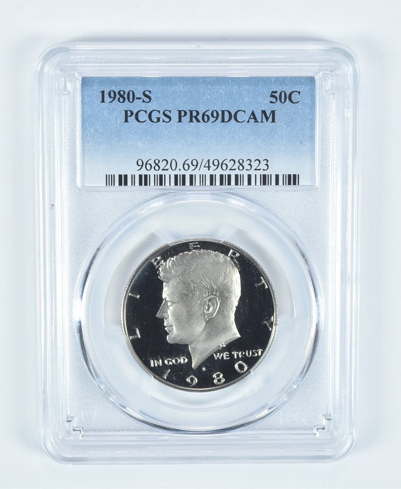 1980-S Kennedy Half Dollar PR69 DCAM PCGS Blue Label *7859