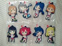 Love Live LoveLive Aqours Acrylic Keychain Key Ring Strap Charm Gift Sunshine!