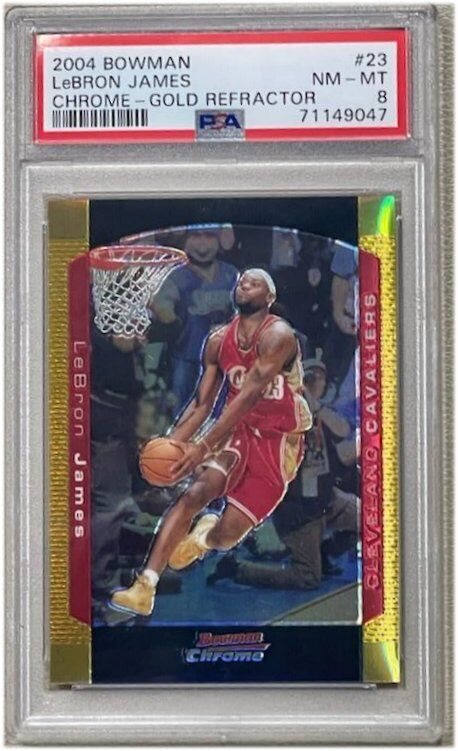 Auction Prices Realized Basketball Cards 2004 BOWMAN Lebron James