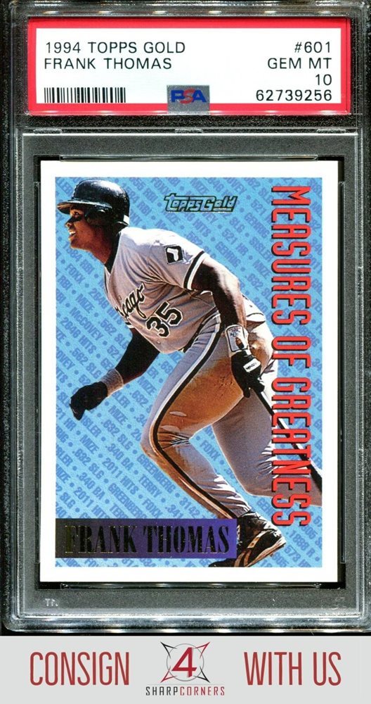 Auction Prices Realized Baseball Cards 1994 TOPPS GOLD Frank Thomas