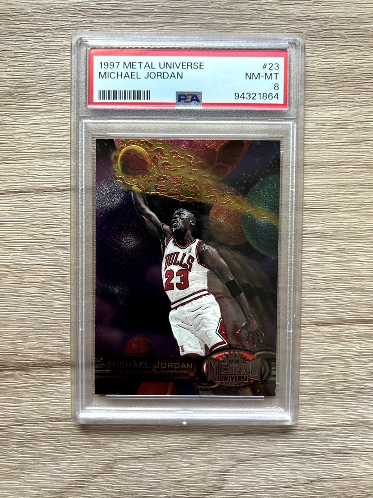 人気1997-98 l Universe PSA 8マイケル・ジョーダン