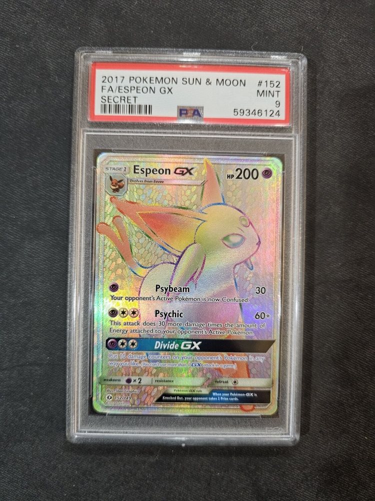 espeon gx pokemon card value Amazon.com: Pokemon Sun & Moon Base Set Hyper Rare Espeon-GX #152 : Toys & Games