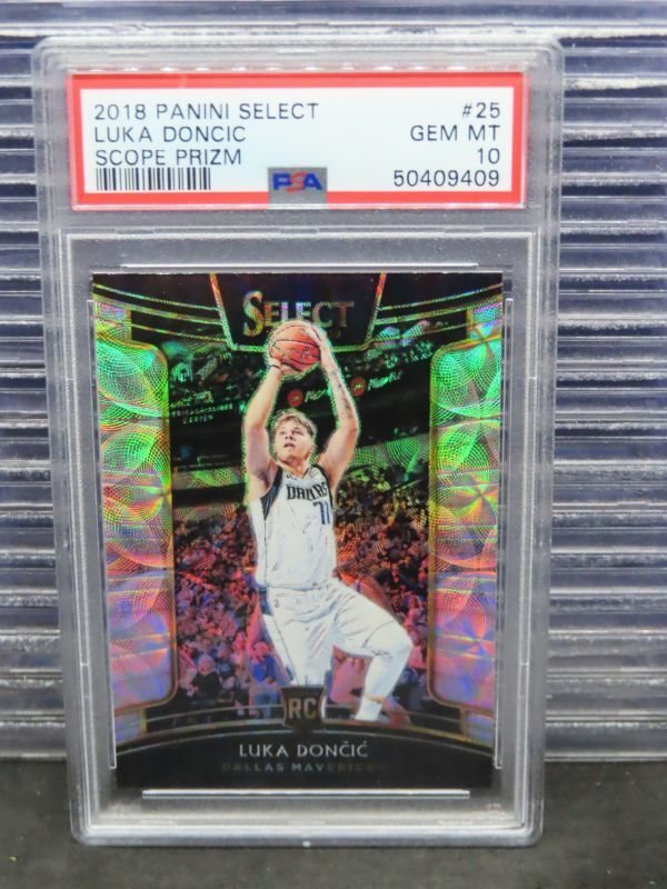 Luka Doncic Rookie Card Psa 10 2018-19 Panini Select Luka Doncic