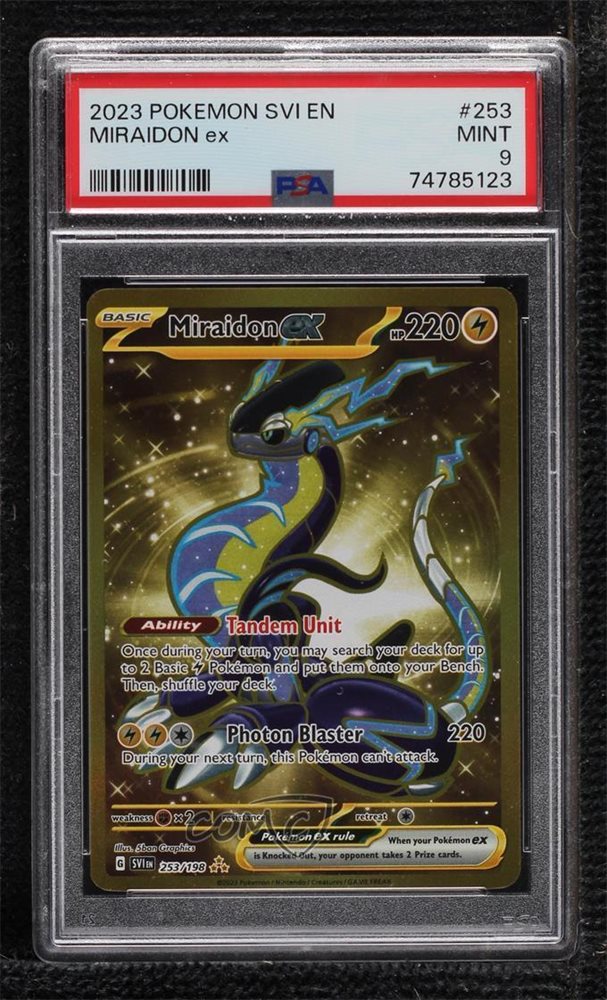 PSA 10 Pikachu ex 238/191 Sv08: Surging Sparks Holo Gem Mint