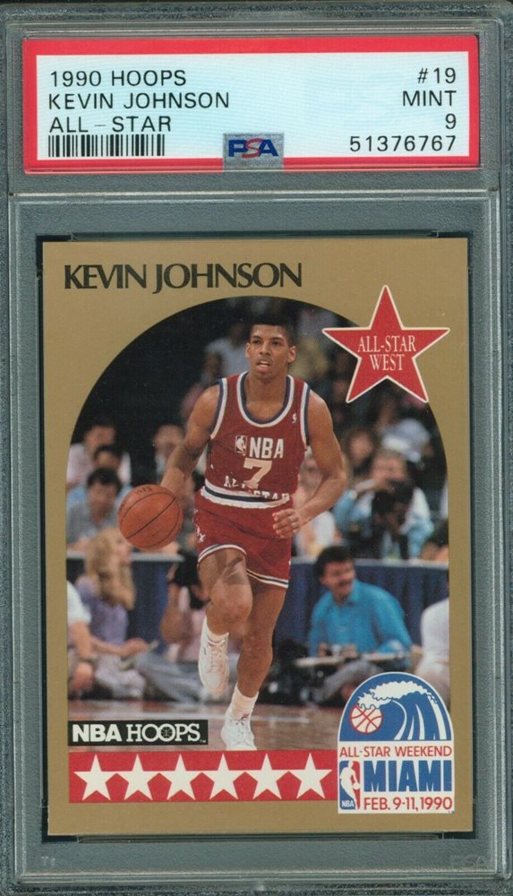  1990-91 Hoops #238 Kevin Johnson NM-MT Phoenix Suns Basketball  : Collectibles & Fine Art