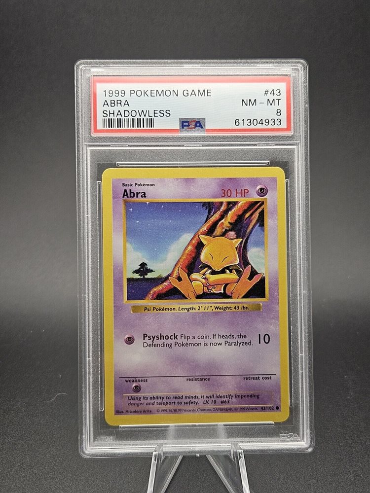 Auction Prices Realized Tcg Cards 1999 POKEMON GAME Abra