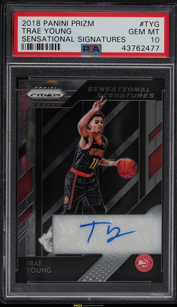 Trae Young PSA鑑定　ルーキーサイン eBay Auction Item 402220748291 Basketball Cards 2018 Panini