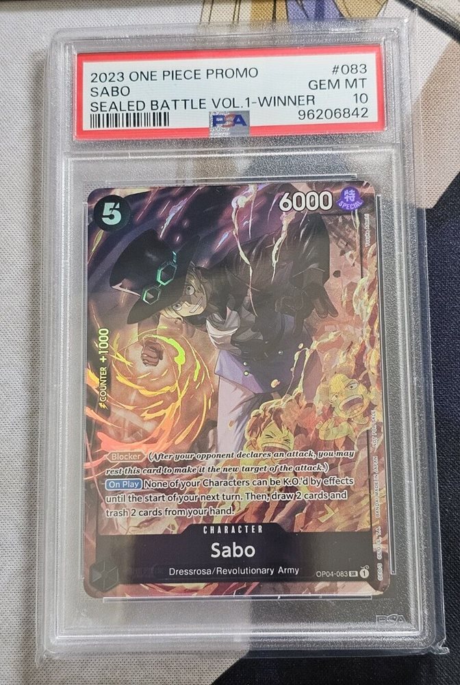 Auction Prices Realized Tcg Cards 2023 ONE PIECE PROMOS Sabo Auction Prices Realized Tcg Cards 2023 ONE PIECE PROMOS Sabo
