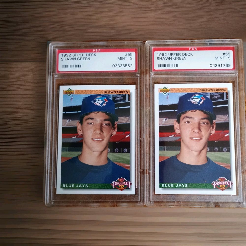 メジャーリーグ　カード　Shawn Green Shawn Green 1992 Upper Deck MLB #55 Rookie Baseball Card
