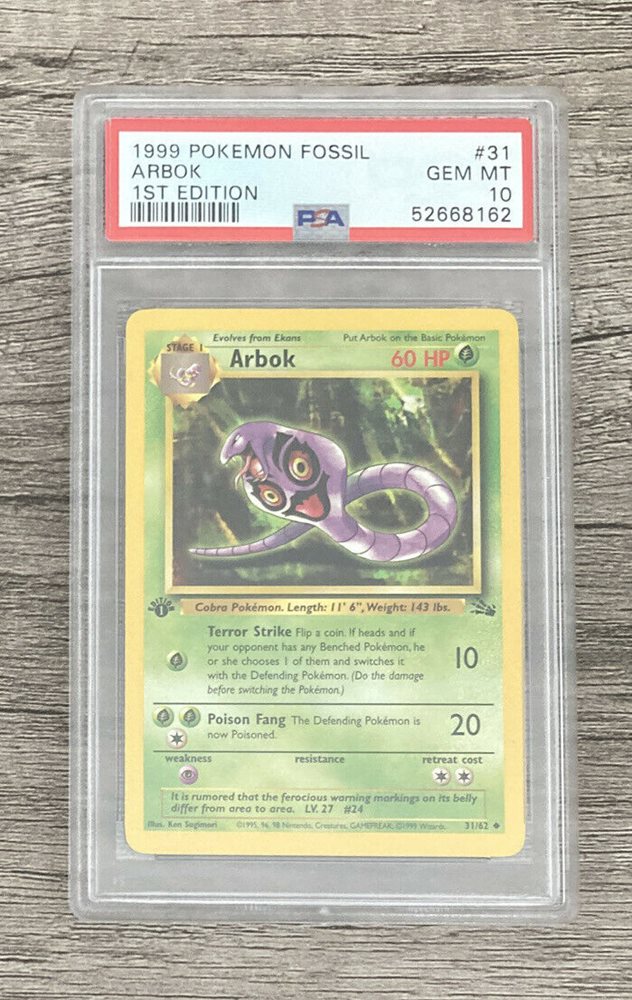 eBay Auction Item 114996168383 Tcg Cards 1999 Pokemon Fossil eBay Auction Item 114996168383 Tcg Cards 1999 Pokemon Fossil