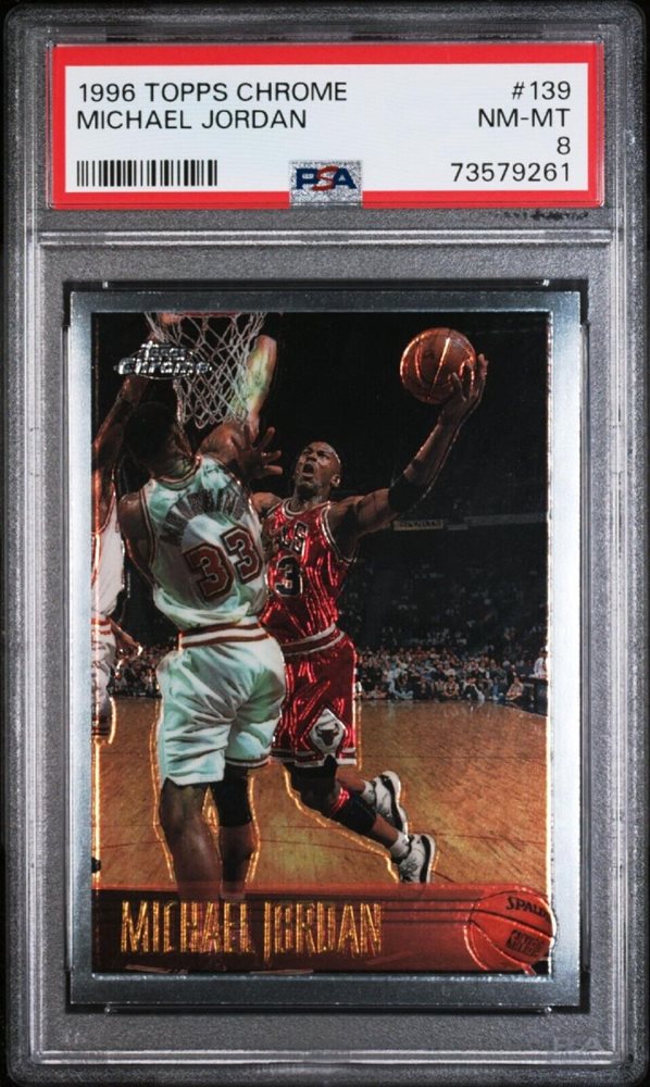 1996 Topps Chrome＃139 Michael Jordan 1996 Topps Chrome Michael Jordan PSA 9 #139 | eBay