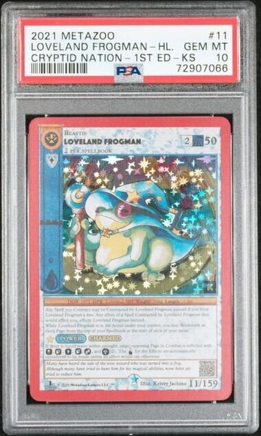 Loveland Frogman holo キックスターター PSA10 Loveland Frogman holo キックスターター PSA10 Loveland Frogman holo