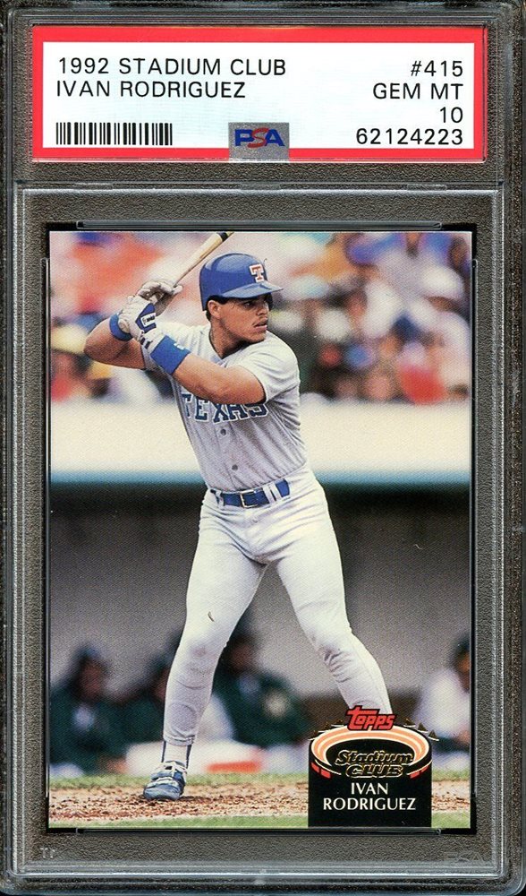 その他 1989 GRAND SLAM IVAN RODRIGUEZ PSA 9 1989 Grand Slam South Atlantic League All-Stars - Ivan