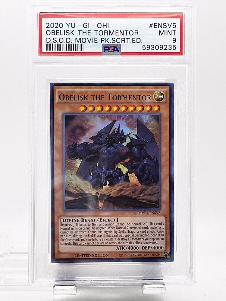 yugioh dark side of dimensions obelisk the tormentor card Amazon.com: Yu-Gi-Oh - Obelisk The Tormentor - MVPC-EN001 - Gold Rare main image 0