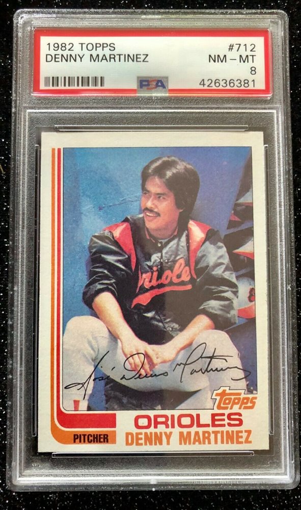 Auction Prices Realized Baseball Cards 1982 Topps Denny Martinez