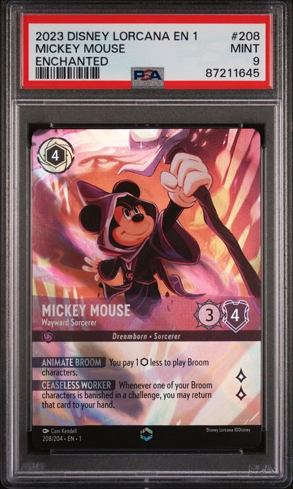 PSA10 DISNEY LORCANA JA 1 #208 ミッキーマウス Auction Prices Realized Tcg Cards 2024 DISNEY LORCANA