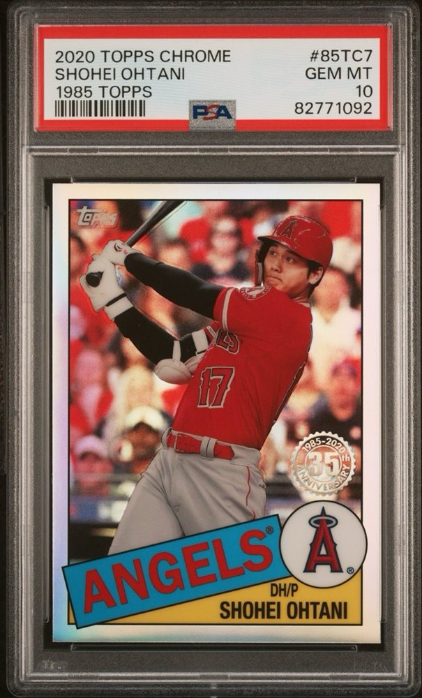 大谷翔平 2020 TOPPS CHROME PSA 10 Auction Prices Realized Baseball Cards 2020 TOPPS CHROME
