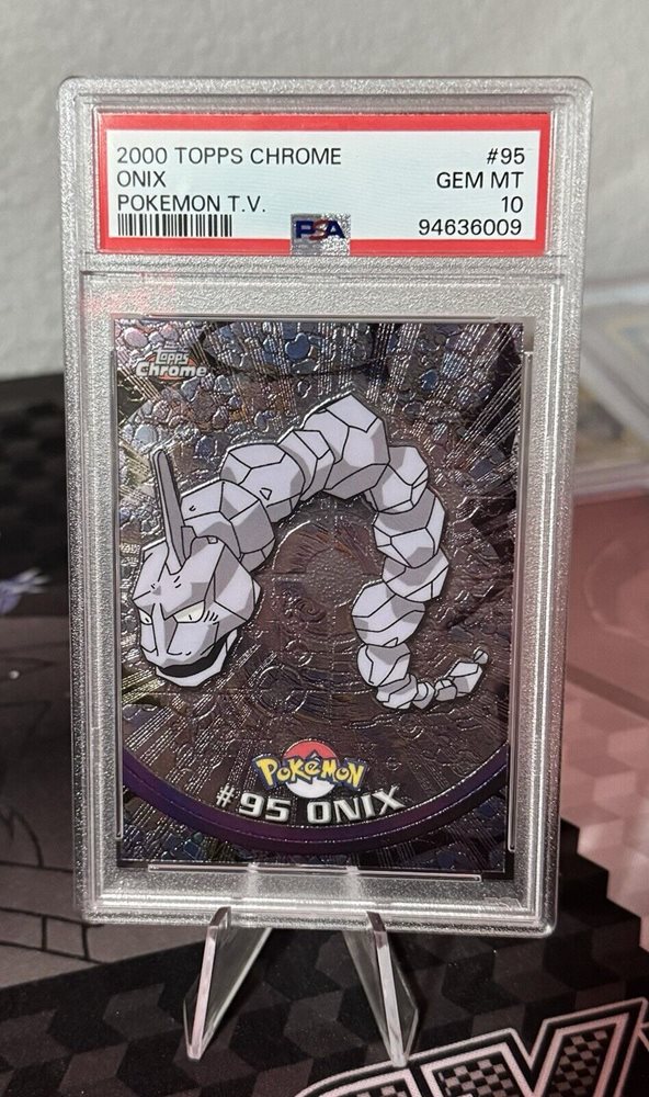 Auction Prices Realized Tcg Cards 2000 TOPPS CHROME POKEMON T.V. Onix