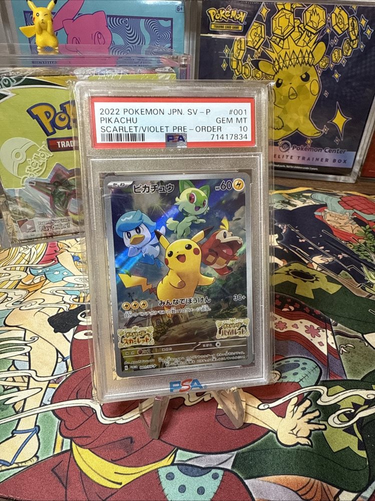 り*る様 【PSA10】2022 PIKACHU SV-P PSA 10 - Pikachu Chinese Promo 001/SV-P 2022 Pokemon Scarlet