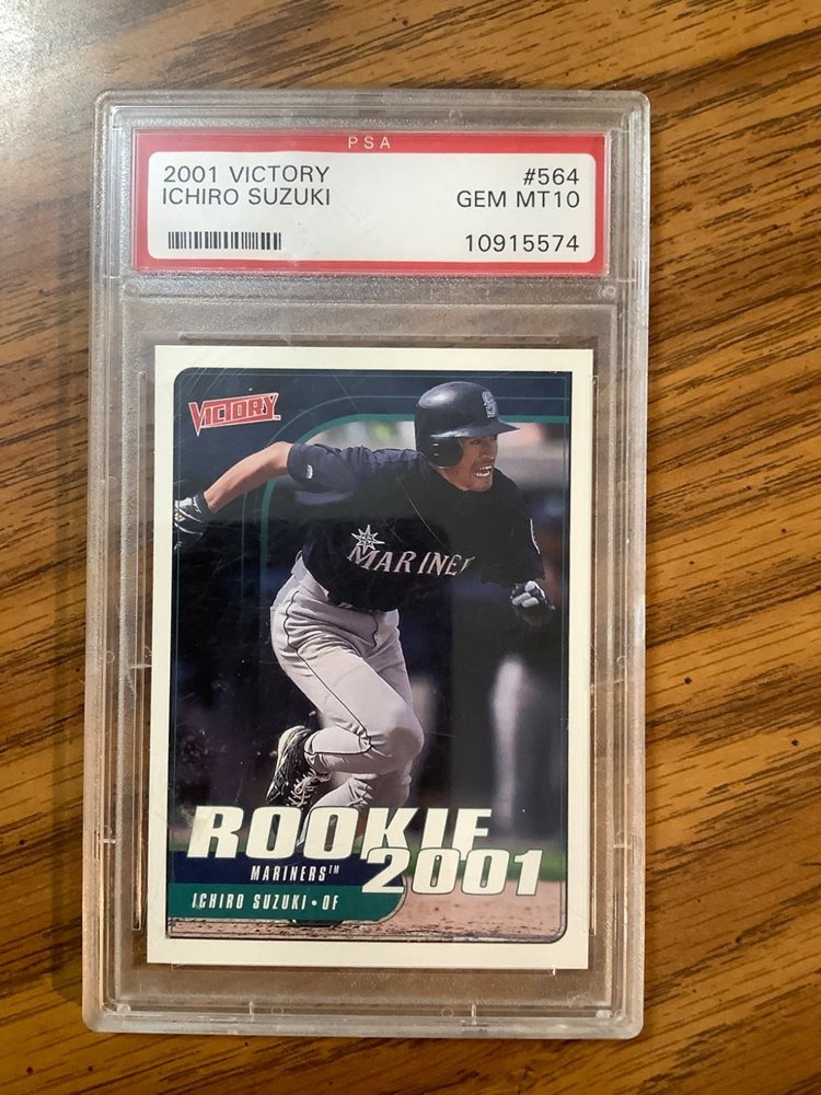 2001 Victory イチロー　#564 ルーキーカードPSA鑑定済み 2001 Victory Ichiro Suzuki #564 Rookie Card GEM Mint 10 | eBay