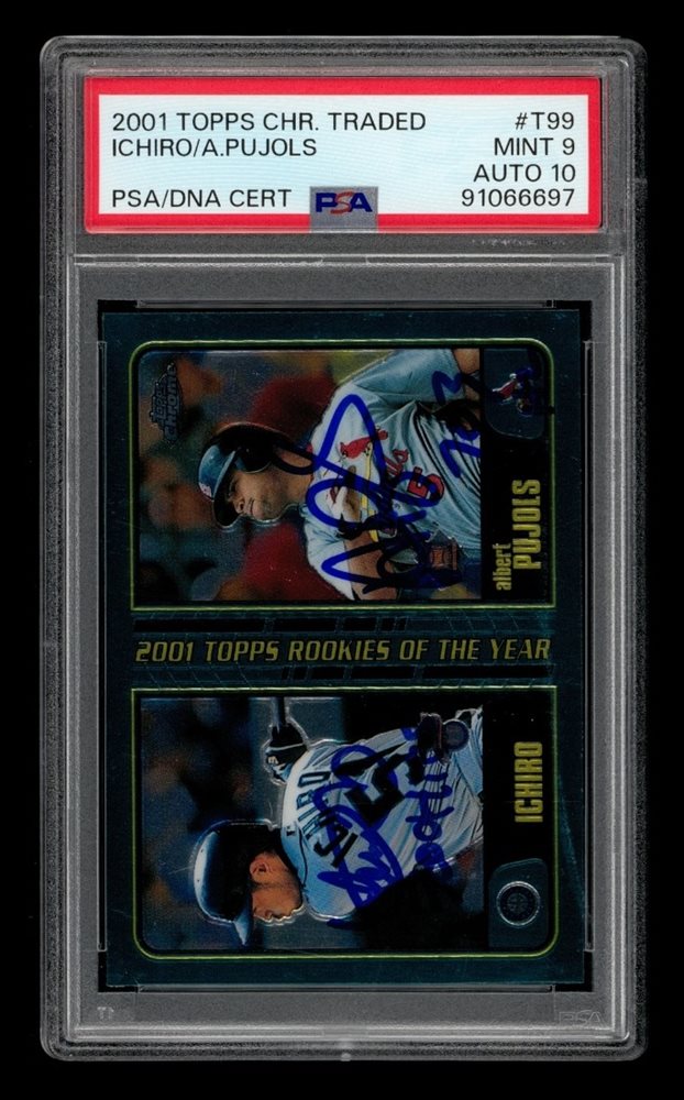 その他 MLB ichiro&pujols rookiecard !!!!!chrome Albert Pujols 2001 Topps Chrome Traded #T99 Rookies of the