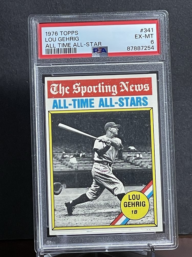 Auction Prices Realized Baseball Cards 1976 TOPPS Lou Gehrig