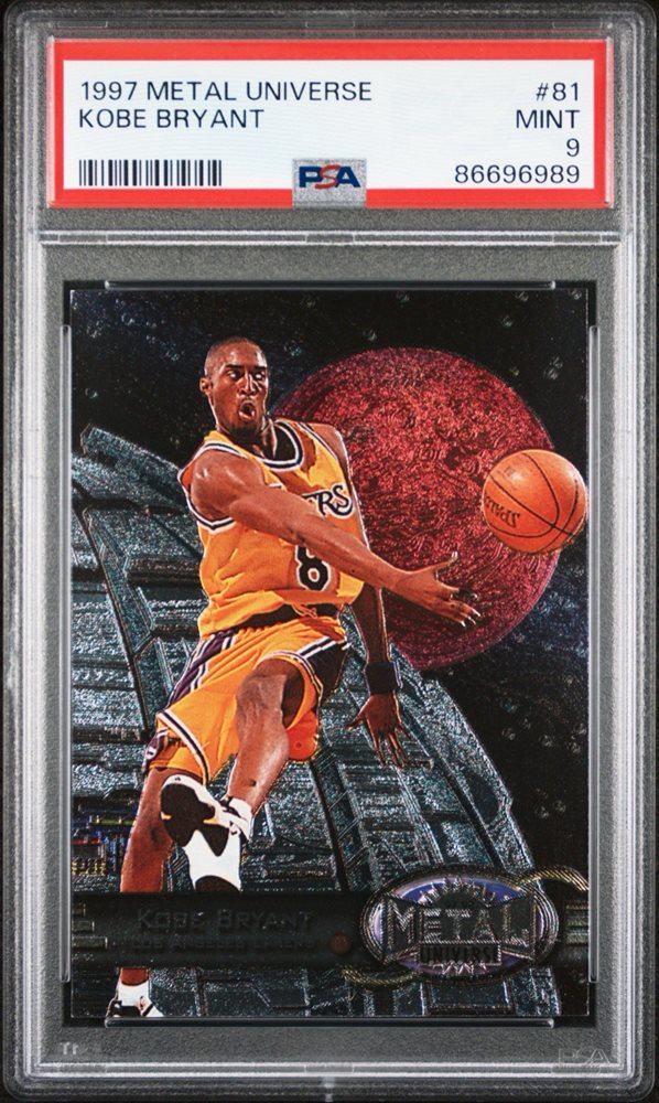 PSA鑑定済 1997 KOBE BRYANT L UNIVERSE Auction Prices Realized Basketball Cards 1997 METAL UNIVERSE