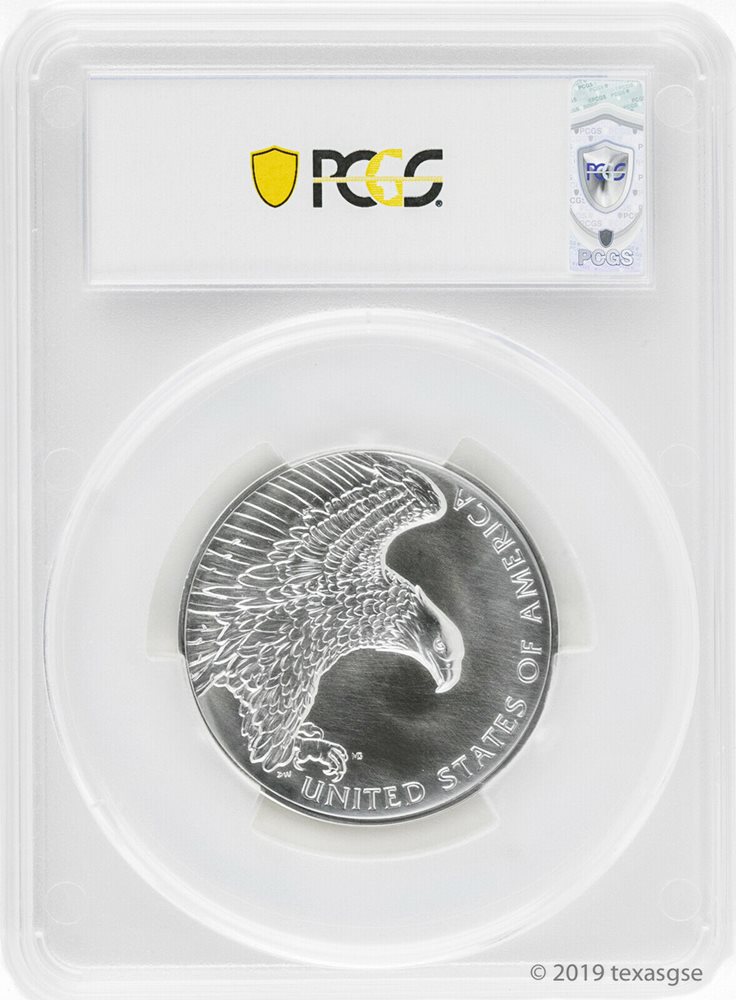 2019-P American Liberty High Relief Matte 2.5 oz Silver Medal PCGS