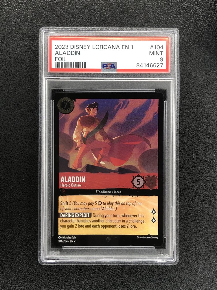 PSA10DISNEY LORCANA アラジン エンチャント482 PSA10DISNEY LORCANA アラジン エンチャント482 - メルカリ