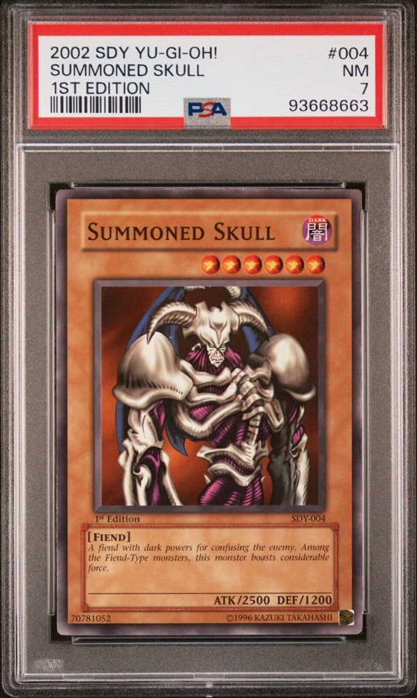 PSA9 遊戯王　旧アジア版　1st SUMMONED SKULL PSA9 遊戯王 旧アジア版 1st SUMMONED SKULL PSA9 遊戯王 旧