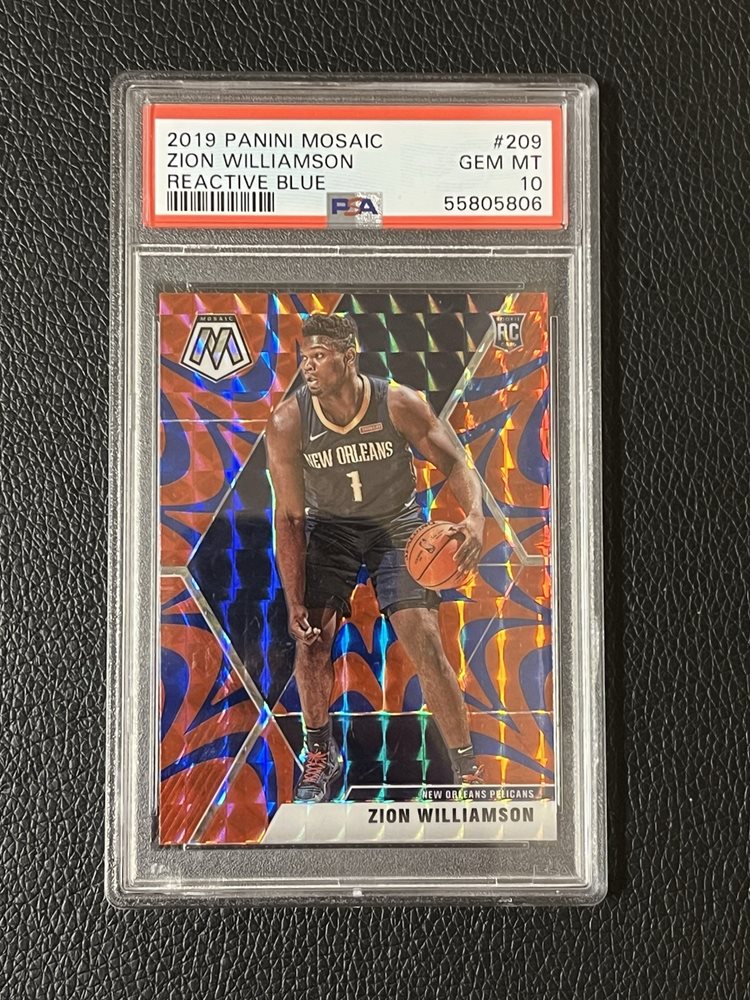 Auction Prices Realized Basketball Cards 2019 PANINI MOSAIC Zion