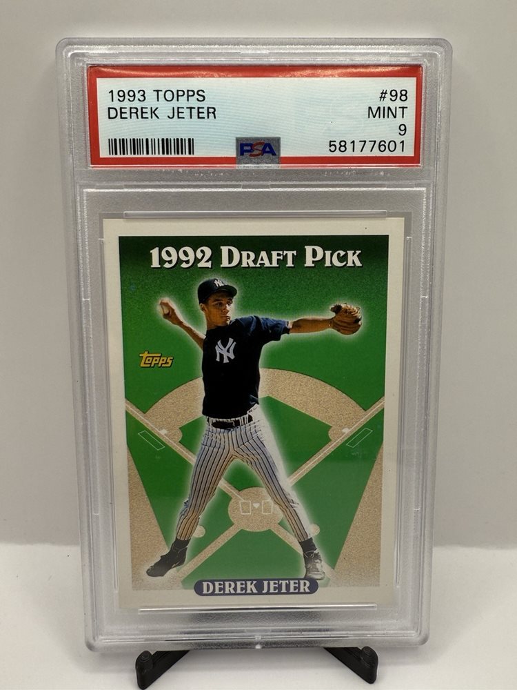 1993 デレク・ジータ　psa7 Auction Prices Realized Baseball Cards 1993 PINNACLE Derek Jeter