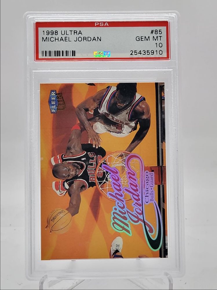 イチロー　FLEER ULTLA カード　PSA5 MICHAEL JORDAN 1988 89 FLEER STICKER All Star #7 PSA 5 EX