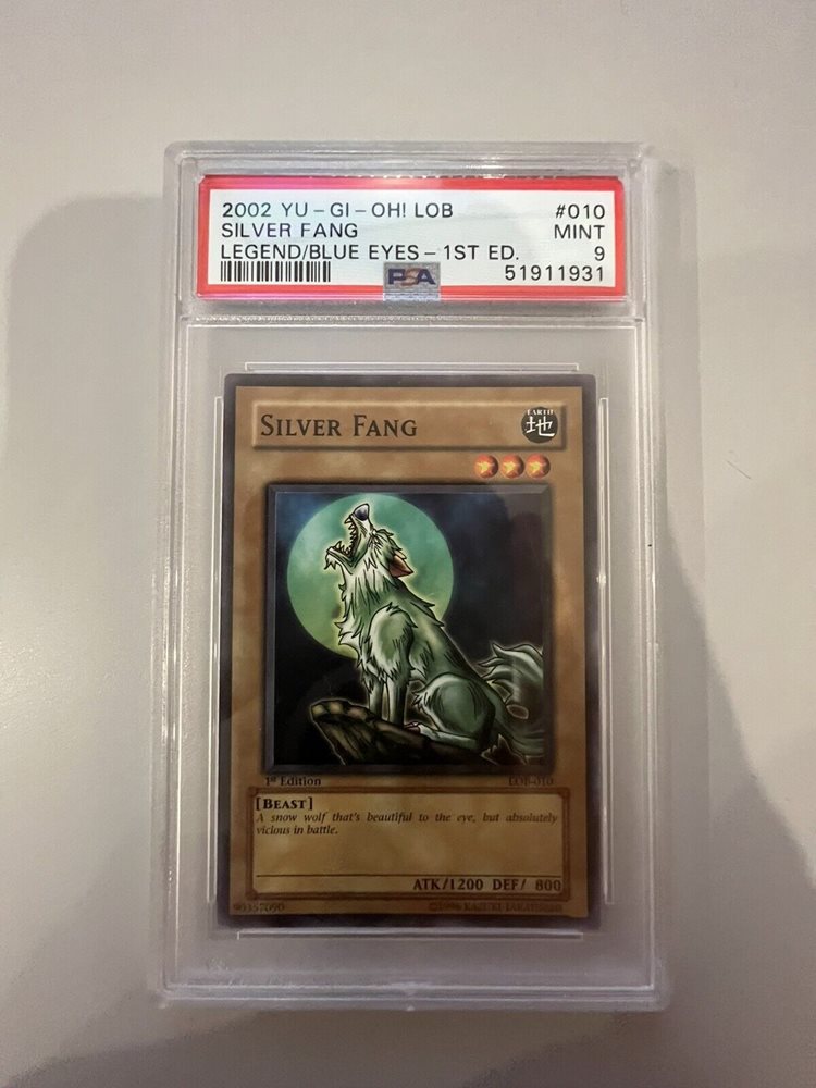 silver fang yugioh card PSA 9 Silver Fang // 1999 Yugioh Japanese // Bandai Sealdass main image 1