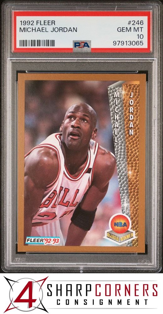 [お正月セール] 1992 Fleer マイケル ジョーダン PSA-9 美品！ Amazon.com: 1992-93 Fleer #273 Michael Jordan PSA 9 Graded