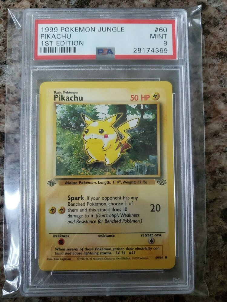 【海外版】Pikachu Jungle First Edition 1999 POKEMON JUNGLE 1ST ED #60 PIKACHU PSA 9 | eBay