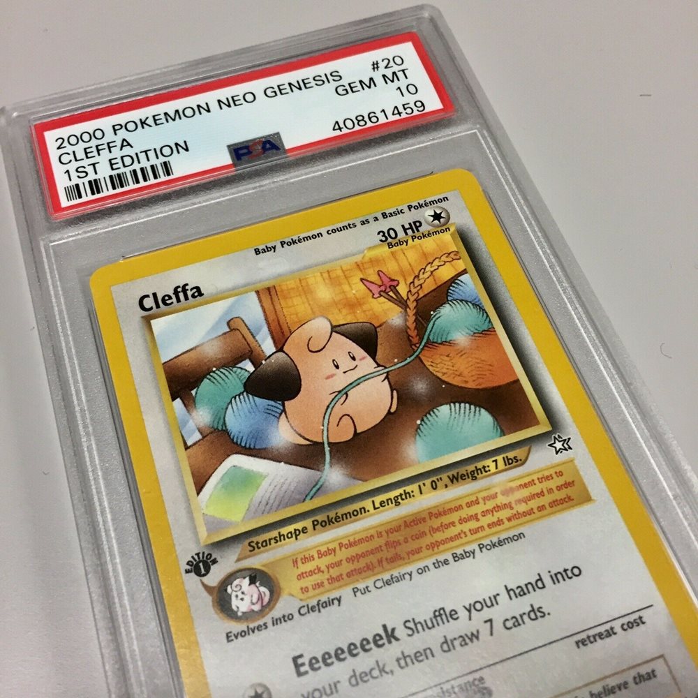 ポケモンカード CLEFFA-HOLO 1stエディションPSA10 Cleffa [1st Edition] #20 Prices | Pokemon Neo Genesis | Pokemon Cards