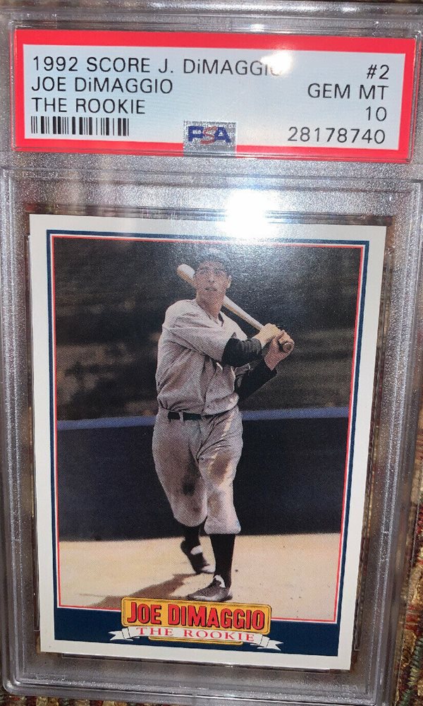 スポーツ選手 1992 SCORE JOE DIMAGGIO THE ROOKIE スポーツ選手 1992 SCORE JOE DIMAGGIO THE ROOKIE joe dimaggio