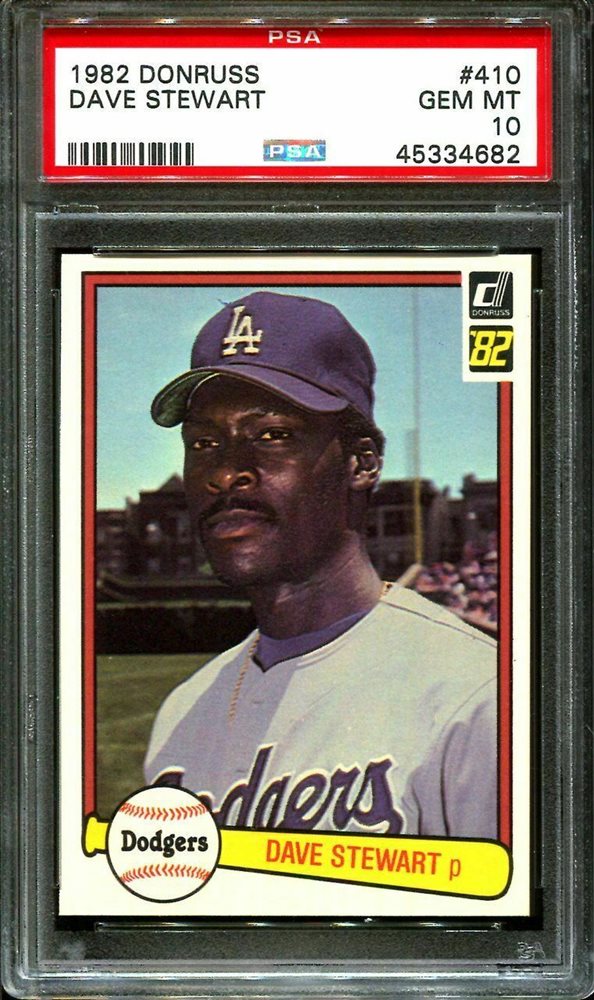 Auction Prices Realized Baseball Cards 1982 Donruss Dave Stewart