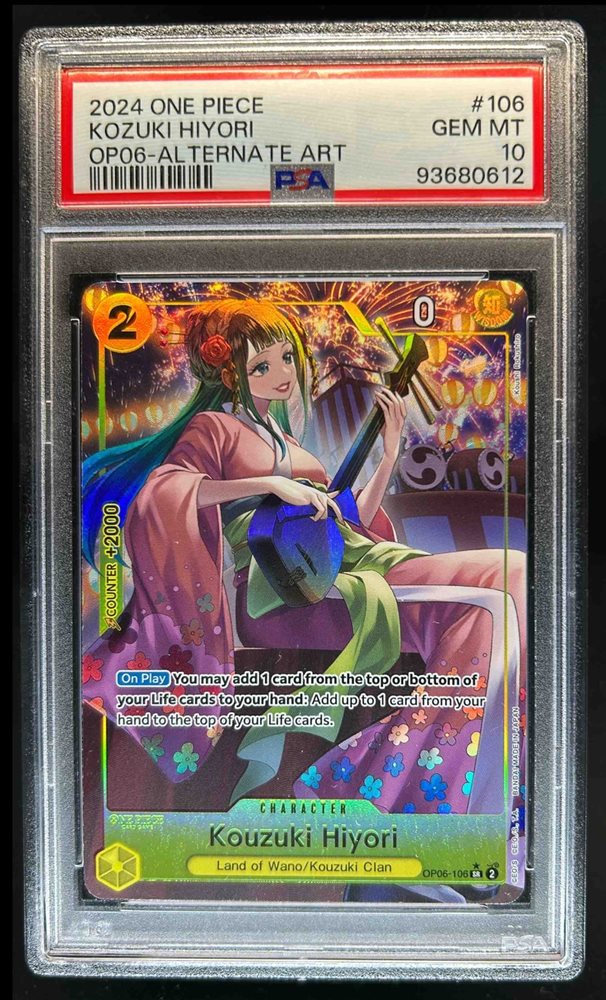 Auction Prices Realized Tcg Cards 2024 ONE PIECE OP06-WINGS OF THE