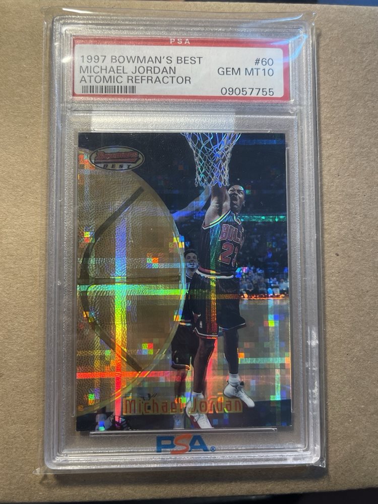 マイケルジョーダン 1997 Bowman's Refractor Michael Jordan 1997 Bowman's Best #96 Best Performance