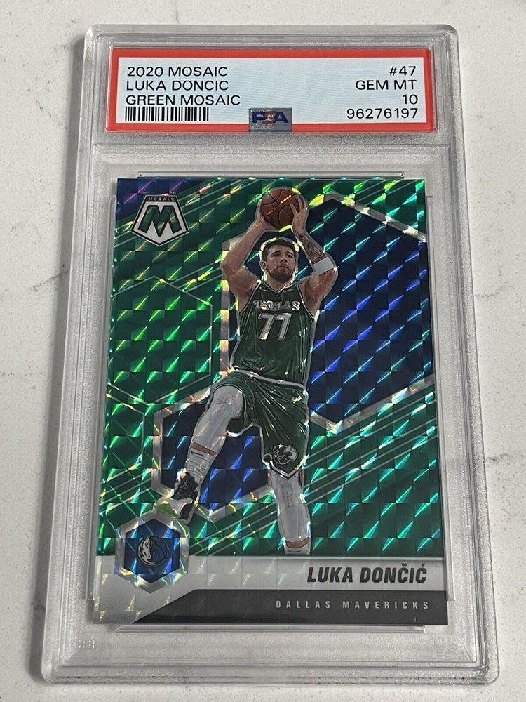 2020 Luka Doncic #47 Green Mosaic
