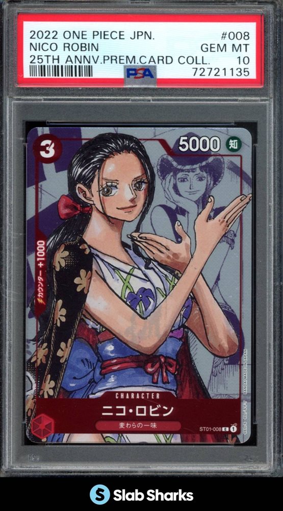 ミラバトonepiece ワンピース　ロビン robin psa10 Auction Prices Realized Tcg Cards 2022 ONE PIECE JAPANESE
